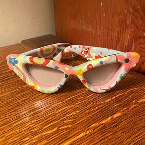 Colorful Decorative Retro Sunglasses